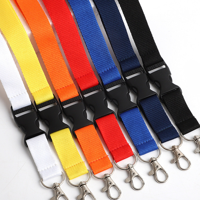 Polyester Digital Printing ID Card Holder Neck Sports Work Card Exhibitions Custom Lanyard