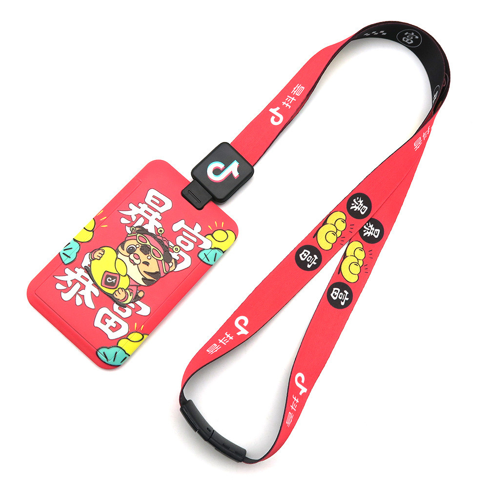 Polyester Heat Transfer Printing Cy 20*900mm China Logo Wrist Lanyard with Low Price