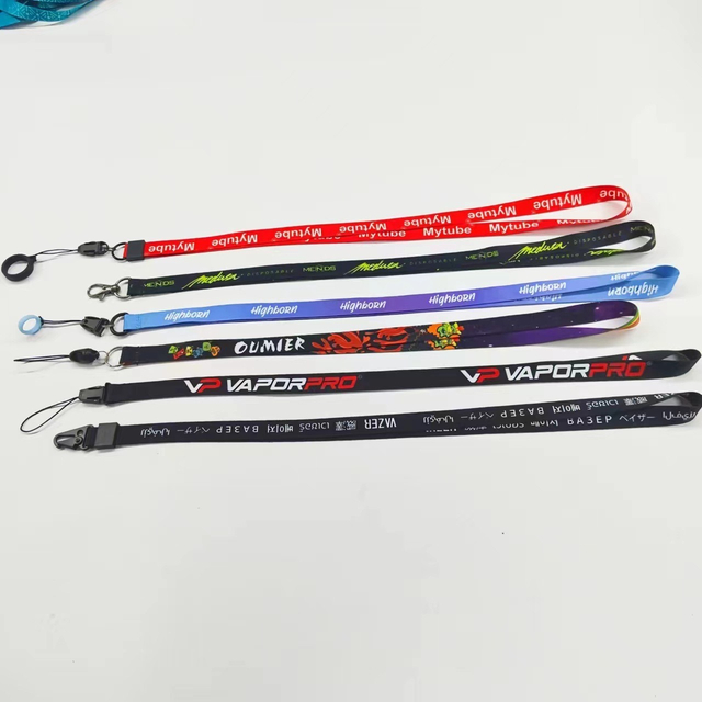 15*900mm Neck Vape Electronic Cigarette Stick Printed Transfer Lanyard with Good Price
