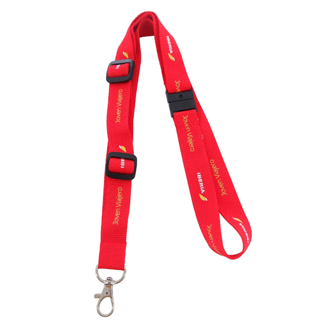 Metal Cy 20*900mm China Promotion Gifts Card Transfer Lanyard with Good Price