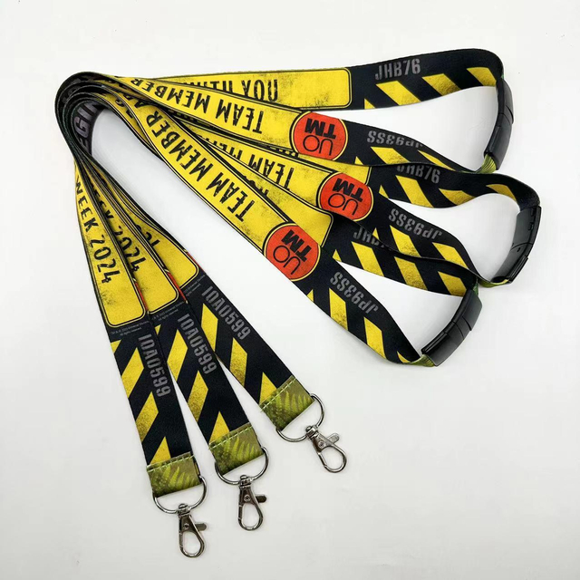 Fashion Cy Polyester 20*900mm China ID Card Holder Keychain Nylon Custom Lanyard