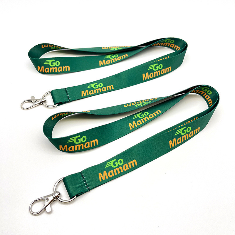 Key Polyester Cy 20*900mm China Woven Neck Transfer Lanyard with Factory Price