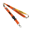 Hot Selling Polyester Heat Transfer Sublimation Seatbelt Buckle Lanyard for Garment Accessories