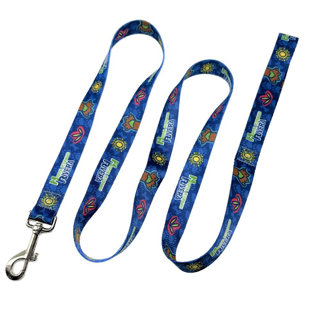 Wholesale Dog Harness Adjustable Pet Training Collar Pet Supply Christmas Products Nylon Polyester Coated Retractable Dog Training Lead Leather Rope Leash