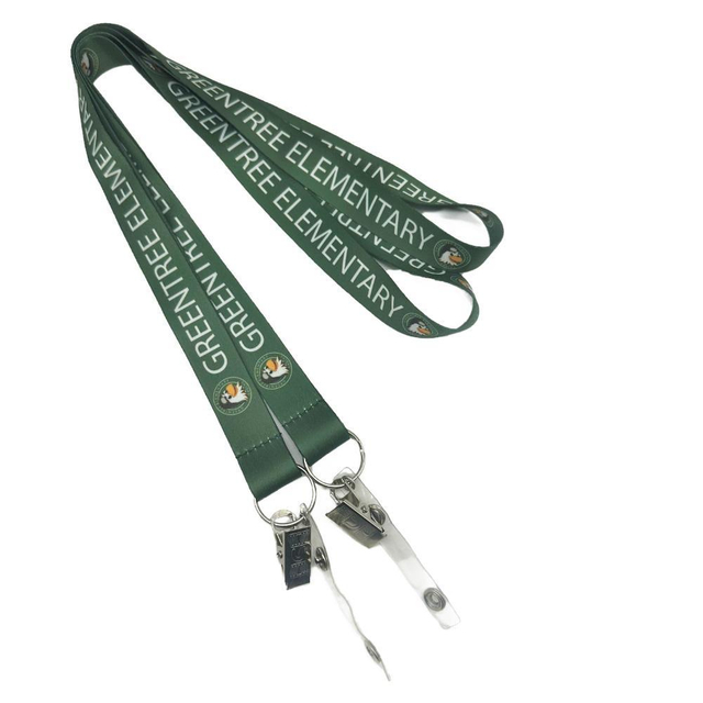 Custom Retractable Pull Reel Necklace Lanyard ID Card Lanyard Woven Printed Heat Transfer Logo Neck Strap with Card Holder for Promotion