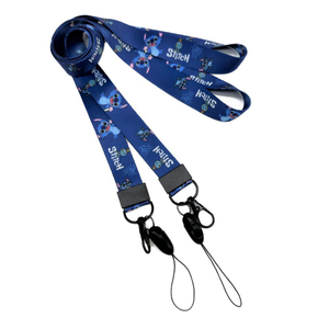 Custom Logo Lanyard High Quality Bulk Printed Neck Polyester Keychain for Promotion Gift