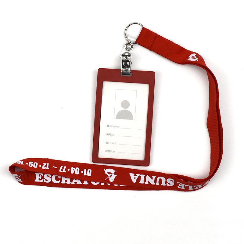 Card 20mm Cy 20*900mm China Key Chain Custom Logo Nylon Transfer Lanyard Hot