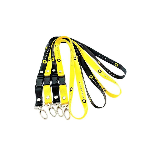 Promotional Gift Customized Logo Poylester School Football Gym ID Card Holder Digital Full Color Dye Sublimation Silk Screen Printing Exhibition Events Lanyard