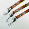 Customized Polyester Transfer Screen Printed Mobile Phone Anti Loss Hanging Lanyanrd