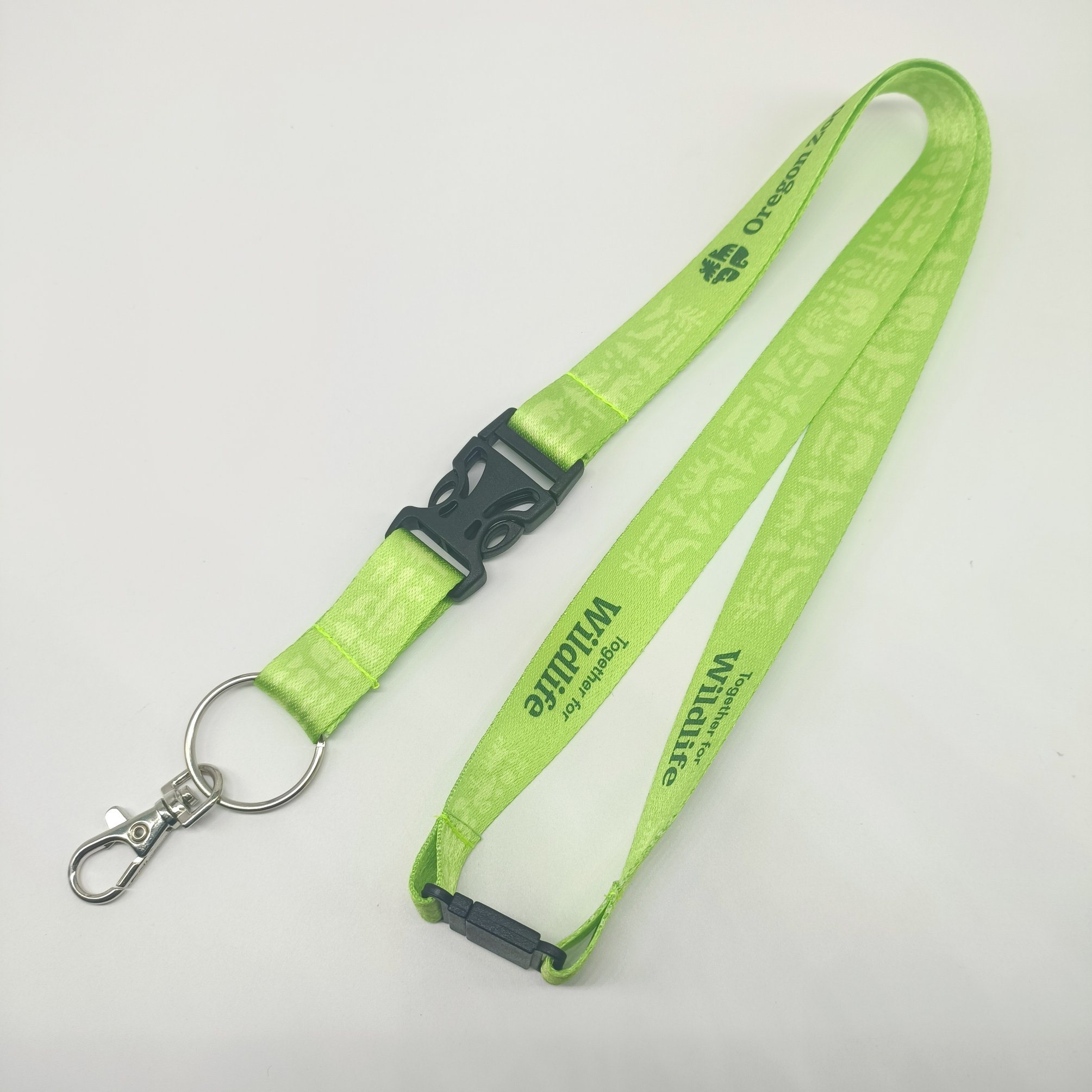 High Quality Recyclable and Reusable RPET Thermal ID Card Transfer Lanyard