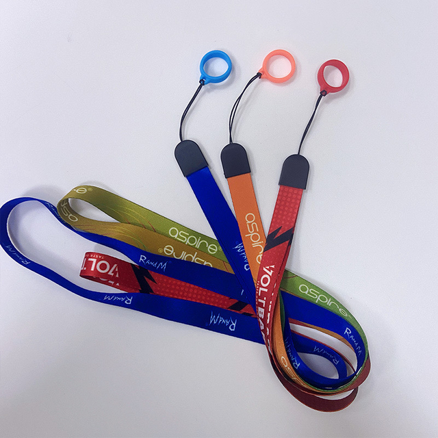 15*900mm Electronic Cigarette Stick Custom Logo Polyester Neck Lanyard with Good Price