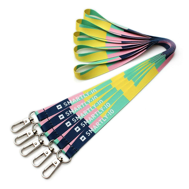 Key Polyester Cy 20*900mm China Lanyards with Logo Custom Lanyard