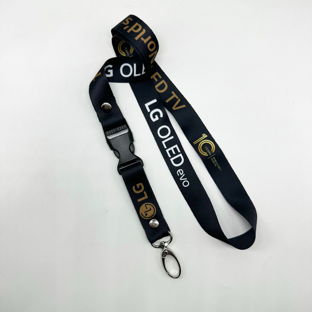 Blue Metal Cy 20*900mm China Lanyards ID Card Nylon Lanyard with Good Service