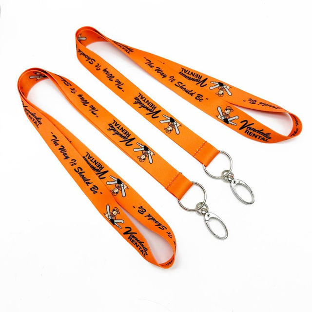 Custom Polyester Transfer Printing Special Membership Card Identification Card Neck Lanyard