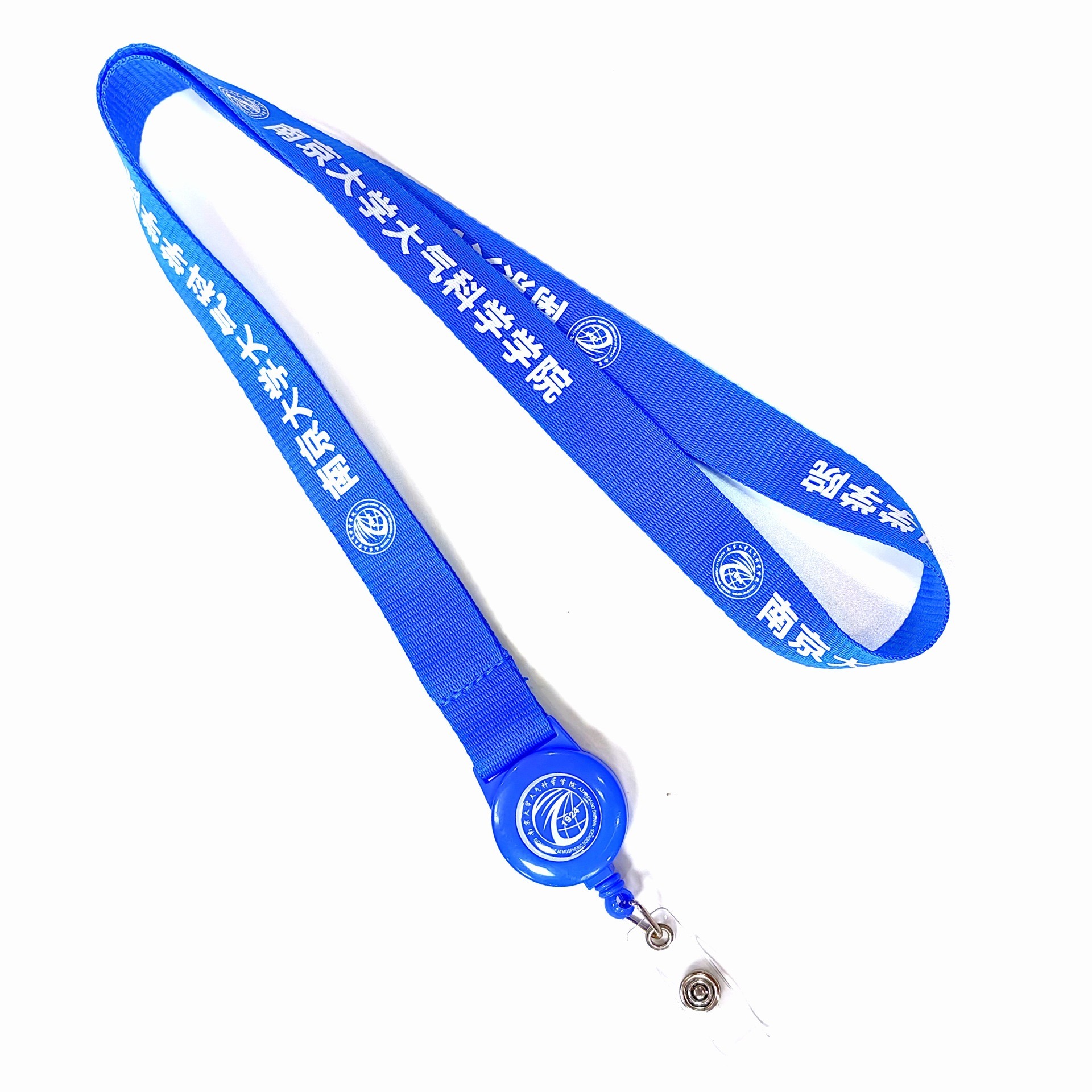 Factory Price 20*900mm Blue Cy China Wrist Sublimation Lanyards with Logo Custom Card Holder Lanyard