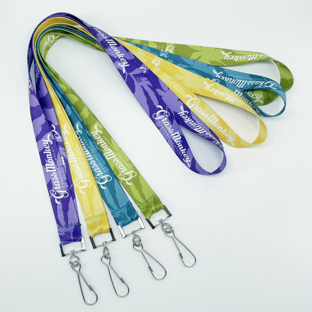 ODM Cy Polyester 20*900mm China Keychain Accessories Badge Holder Nylon Transfer Lanyard