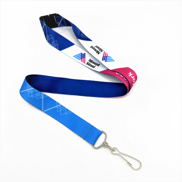 High Quality Bottle Metal Cy 20*900mm China Logo ID Card Holder Transfer Lanyard