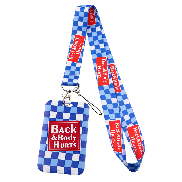 Custom Polyester UV Printed Student Card Identification Set Sublimation ID Card Holder Lanyard