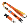 Hot Selling Polyester Heat Transfer Sublimation Seatbelt Buckle Lanyard for Garment Accessories