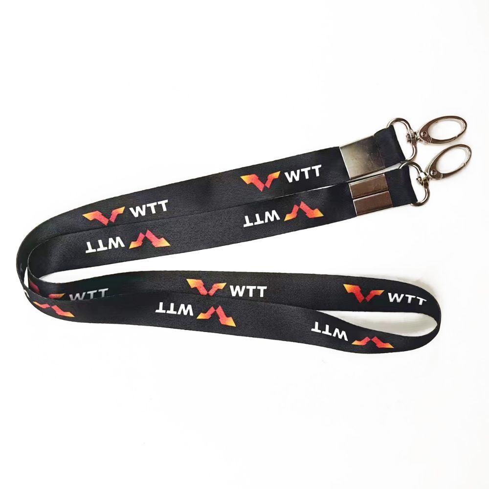 Custom Polyester Nylon Silk Screen Printed Sublimation Promotion Lanyard