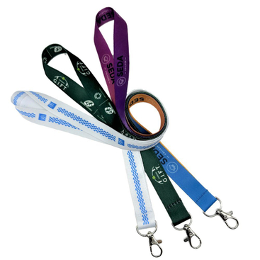 Wholesale Factory Price Printed ID Card Holder Customized 20 mm Individual Colorful Polyester Heat Transfer Lanyard with High Quality