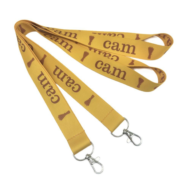 Wholesale Factory Price Printed ID Card Holder Customized 25 mm Individual Colorful Woven Nylon Heat Transfer Lanyard with High Quality