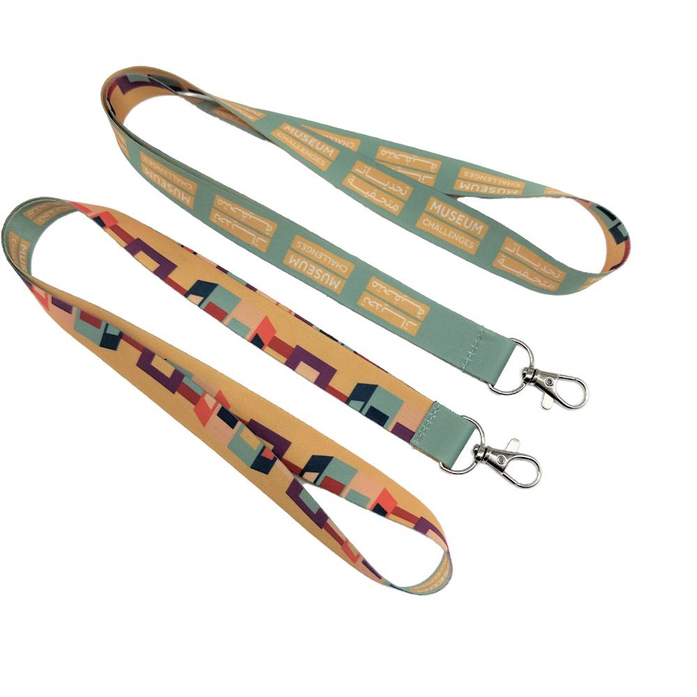 Personalized Heat Transfer Polyester Custom Lanyards Polyester Lanyard Sample Free