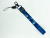 Customized Polyester Transfer Printing Silk Screen Keychain Short Rope for Mobile Phone Anti Loss Bracelet Lanyard