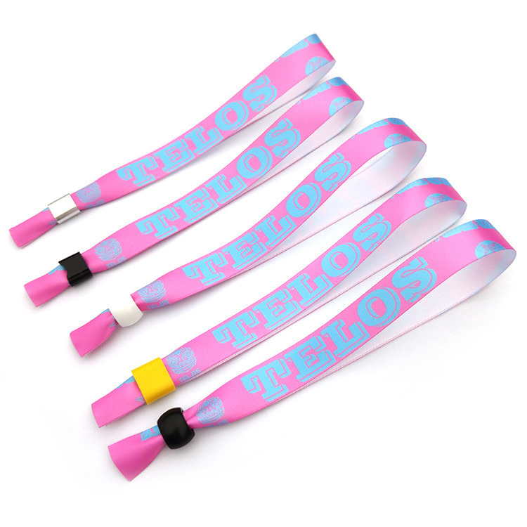 Cy Polyester Express Delivery Lanyards with Logo Custom Disposable Mobile Wrist