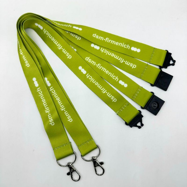 Custom Logo ID Card Badge Holder Nect Strap Promotional Gift Silk Screen Printed Sublimation Polyester Woven Embroidery Nylon Fabric Ribbon Lanyard
