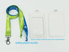 High Quality Keychain Polyester Thickened Transfer Printing Belt with Safety Buckle Leather Certificate Cover Hanging Lanyard