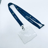 Custom Polyester Transfer Double Printed ID Card Holder Neck Lanyard