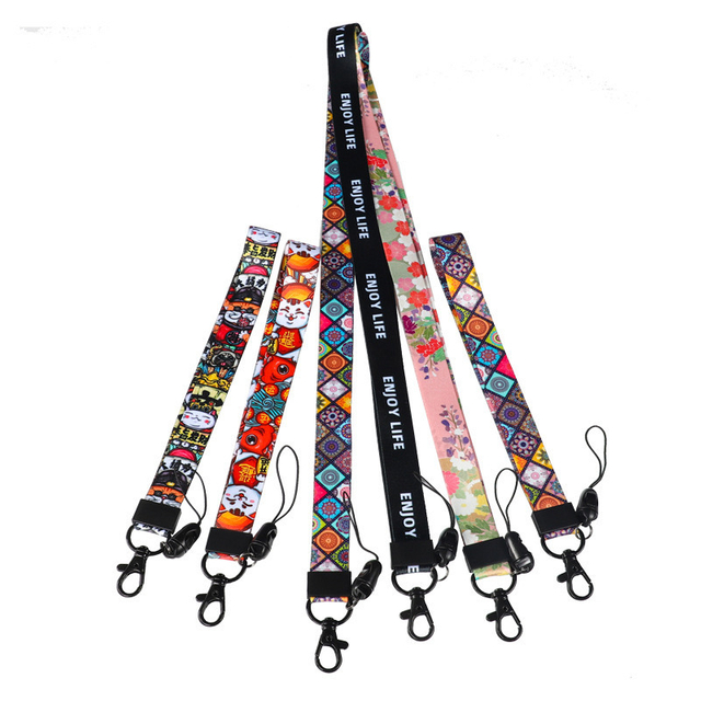 Card Blue Cy 20*900mm China Custom Printing Lanyards ID Neck Lanyard Hot