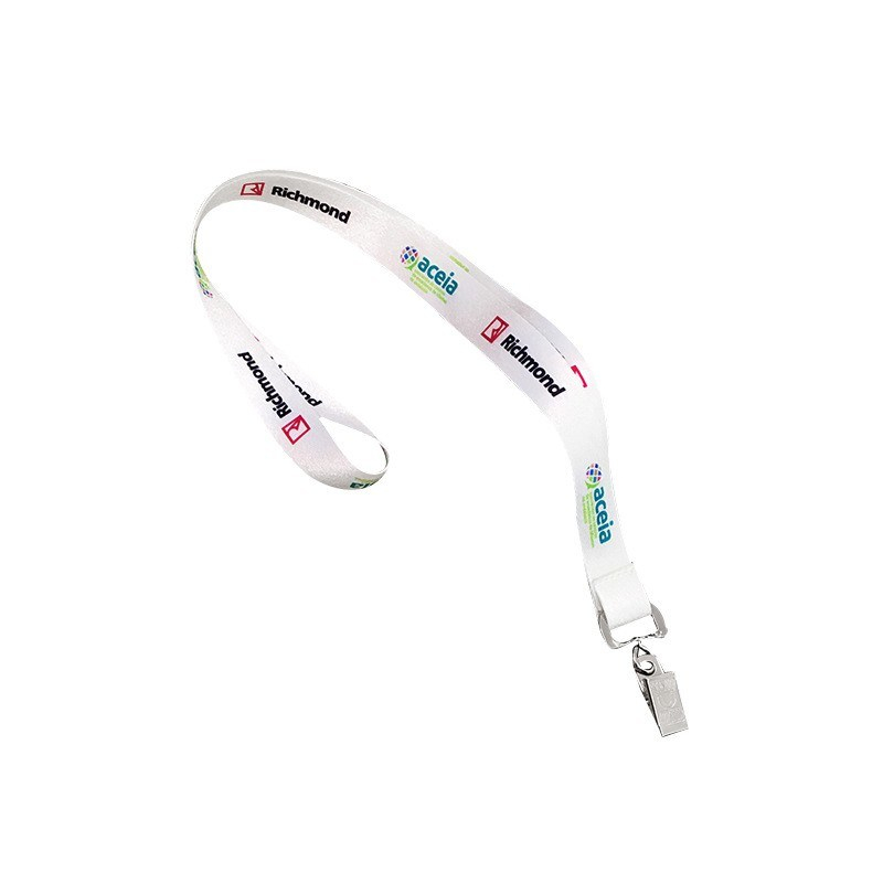 Blue Polyester Cy 20*900mm China Neck Printing Transfer Lanyard with Good Service