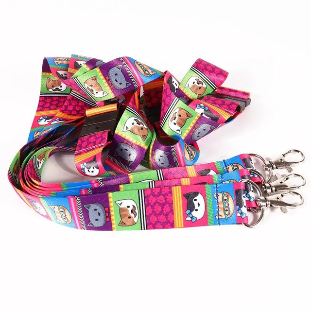 Polyester Heat Printing Cy 20*900mm China Keychain Transfer Lanyard with Low Price