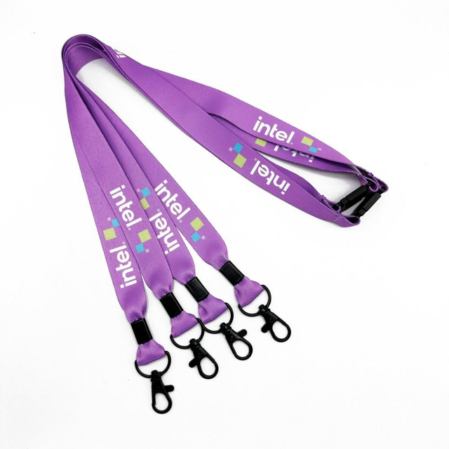 Custom Polyester Transfer Printing Promotional Gift Neck Lanyard