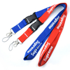 Customized 20*900mm Blue Cy China Keychain Accessories Badge Holder Luggage Belt Lanyard