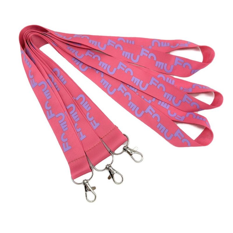 Factory Sale Custom 100% Polyester ID Card Holder Lanyard with Your Logo