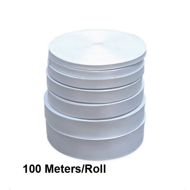 Large Inventory in Stock, Fast Delivery of White Polyester Ribbon, Blank Sublimation Ribbon White Webbing