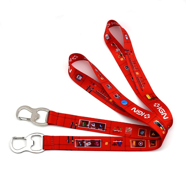 Factory Cy Metal 20*900mm China Nylon Custom Promotion Gift Neck Transfer Lanyard