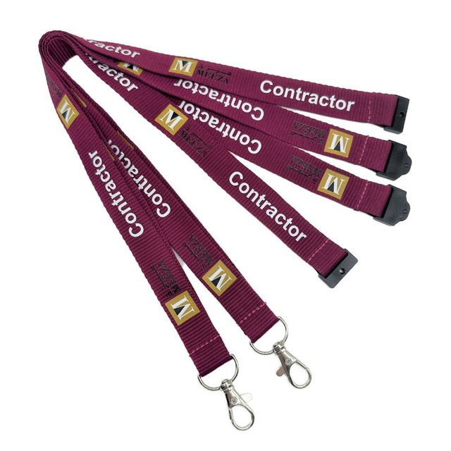 Wholesale Hot Selling Sublimation Printer Logo Custom Silk Screen Printed Lanyard with Custom Size