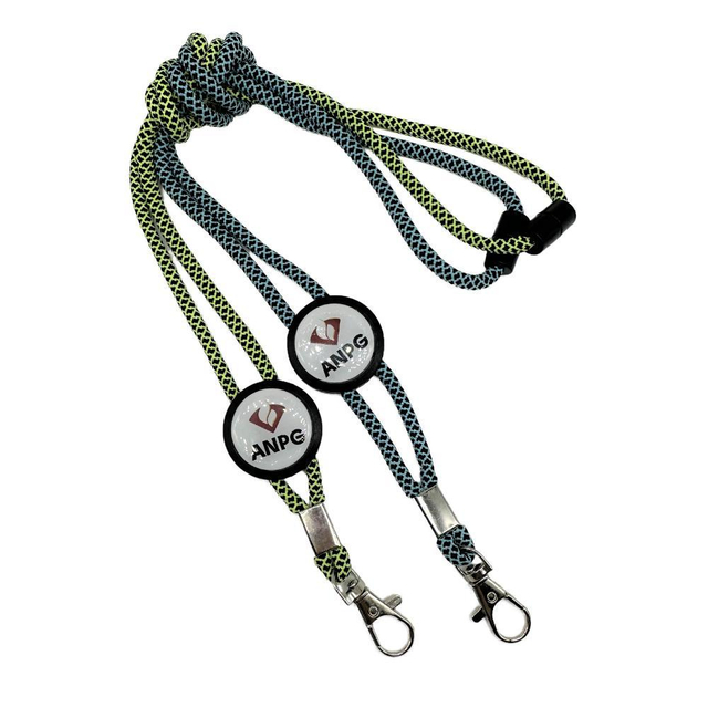 Manufacturers of Polyester Woven Round Rope Mobile Phone Diagonal Span High-End Lanyard