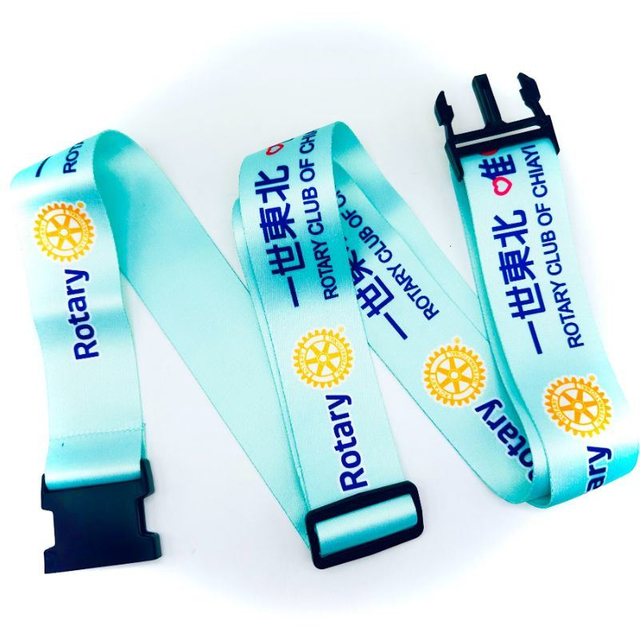 Custom High Quality Polyester Nylon Transfer Silk Screen Printed Luggage Belt