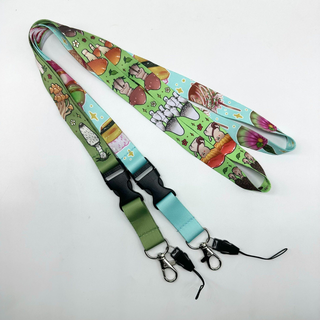 Polyester Nylon Double-Sided Transfer Printing, Silk Screen Printing, Anti Loss Mobil Phone Lanyard
