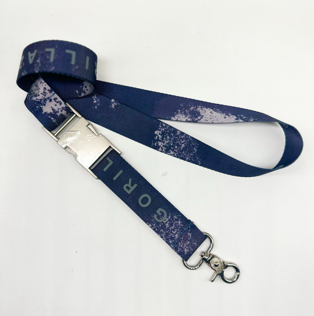 Custom Nylon Lanyard Silk Printing Lanyard for Promotional Gifts