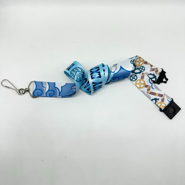 Good Service 20mm Blue Cy 20*900mm China Screen Printing ID Card Custom Lanyard