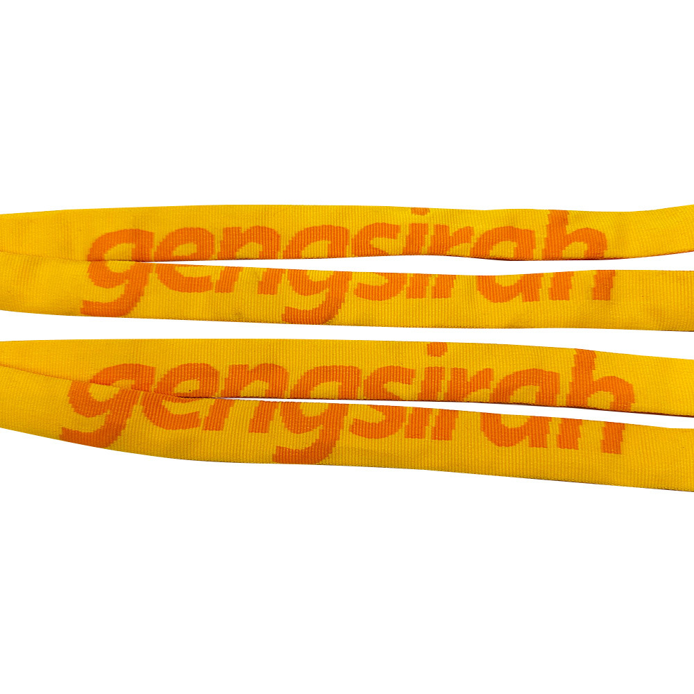 Custom Polyester Woven Jacquare Promotional Gift Lanyard