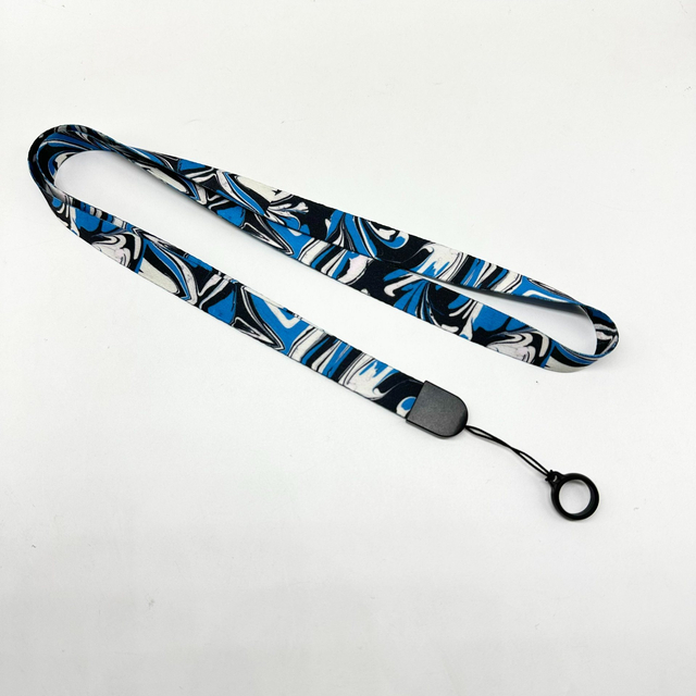 Customized 15*900mm Custom Polyester Neck Line Printed Vape Electronic Cigarette Stick Logo Lanyard Rope