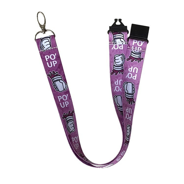 Polyester Logo Cy 20*900mm China ID Card Holder Accessories Transfer Lanyard New