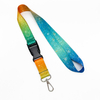 Business Blue Cy 20*900mm China Woven Printing Promotional Gift Custom Lanyard Manufacture